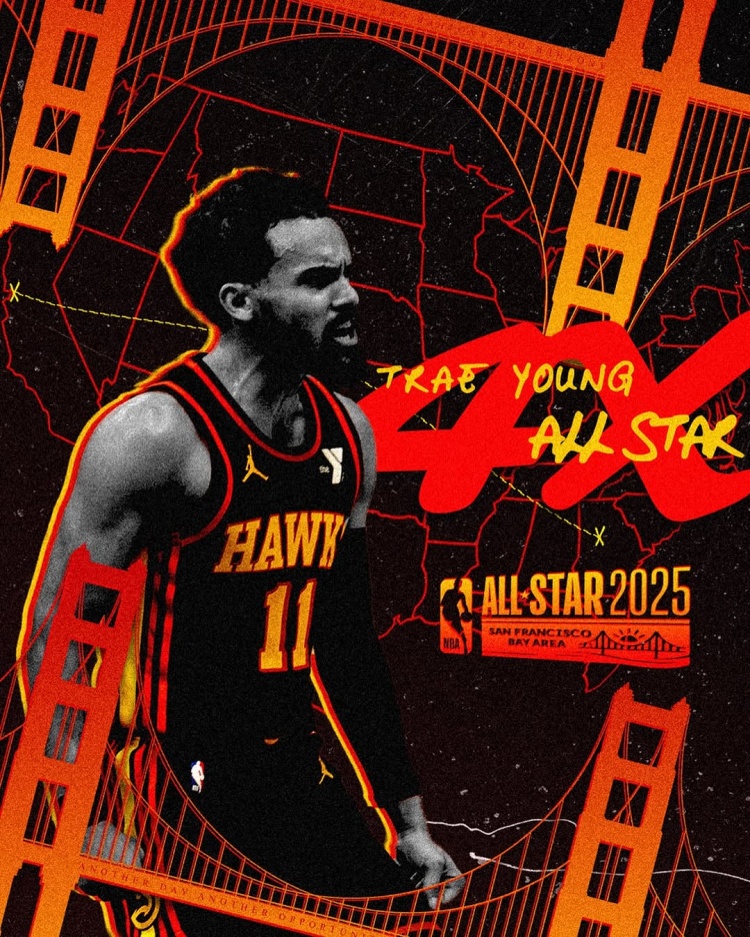 递补入选全明星阵容!特雷-杨:生活中有些事比自己重要 4次啦